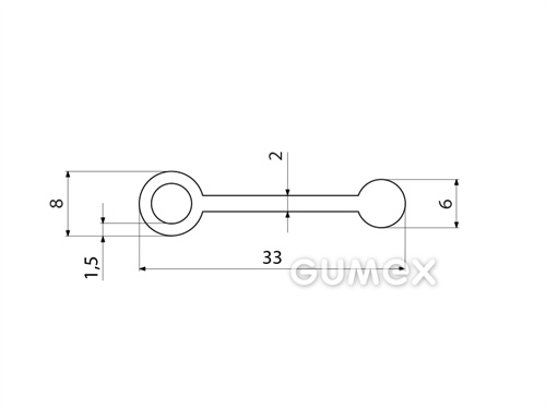 SILIKONPROFILE I-FORM
